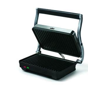 Salton Electric Panini Press Grill, 710 inch, Stainless Steel/Black for $77 Salton Electric Panini Press Grill, 710 inch, Stainless Steel/Black for $77