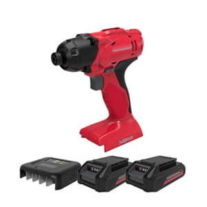 POWERWORKS XB 20V Cordless Impact Driver, 2 Batteries and Charger Included ISG303 for $65