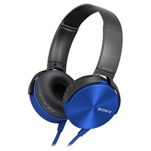 Sony MDR-XB450AP Extra Bass Headphone - Blue (International Version U.S. warranty may not apply) for $44 Sony MDR-XB450AP Extra Bass Headphone - Blue (International Version U.S. warranty may not apply) for $44