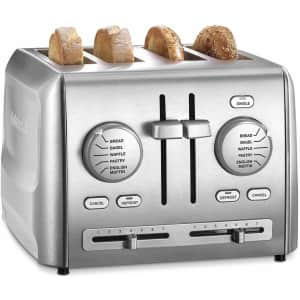 Cuisinart Custom Select 4-Slice Stainless Steel Toaster for $80