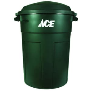 Ace Hardware 32-Gallon Plastic Garbage Can for $18 for members Ace Hardware 32-Gallon Plastic Garbage Can for $18 for members