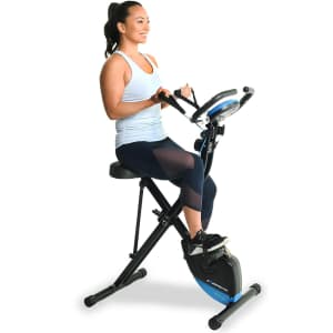Exerpeutic Bluetooth Foldable Bike w/ Resistance Bands for $207