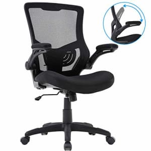 BestOffice Home Office Chair Mesh Desk Chair Computer Chair with Lumbar Support Flip Up Arms Ergonomic Chair for $40 BestOffice Home Office Chair Mesh Desk Chair Computer Chair with Lumbar Support Flip Up Arms Ergonomic Chair for $40