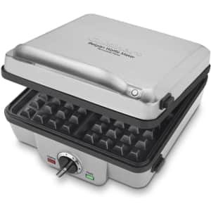 Cuisinart Stainless Steel Belgian Waffle Maker w/ Pancake Plates for $100 Cuisinart Stainless Steel Belgian Waffle Maker w/ Pancake Plates for $100