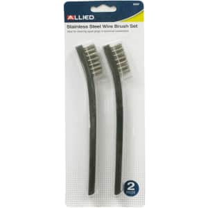 Allied Tools 2-Piece Stainless Steel Wire Brush Set for $7