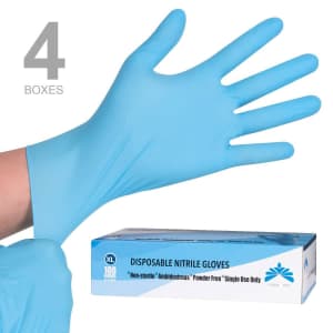 Luan Hai 100-ct. Disposable Nitrile Gloves 4-Pack for $42