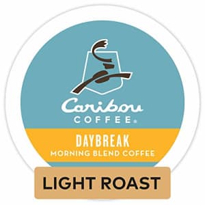 Caribou Coffee Daybreak Morning Blend, Single-Serve Keurig K-Cup Pods, Light Roast Coffee, 72 Count for $42