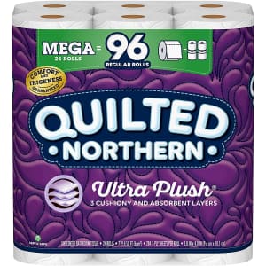 Quilted Northern Ultra PlushToilet Paper 24-Pack for $20 Quilted Northern Ultra PlushToilet Paper 24-Pack for $20