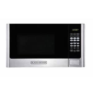 Black + Decker EM925AME-P1 0.9-cu.ft. 900W microwave oven in stainless steel/black for $100