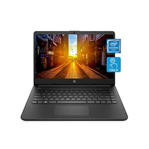 HP 14 Laptop, Intel Celeron N4020, 4 GB RAM, 64 GB Storage, 14-inch HD Touchscreen, Windows 10 for $260