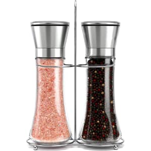 Willow & Everett Stainless Steel Salt & Pepper Grinder Set for $11 Willow & Everett Stainless Steel Salt & Pepper Grinder Set for $11