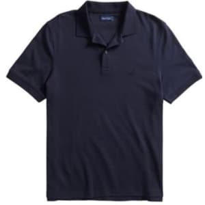 Nautica Men's Classic Fit Interlock Polo Shirt for $11