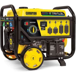 Champion Power Equipment 10,000/8,000-Watt TRI Fuel Portable Natural Gas Generator for $1,272