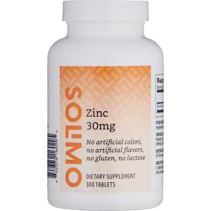 Solimo Zinc 30mg 300-Count Tablets for $9.38 via Subscribe & Save Solimo Zinc 30mg 300-Count Tablets for $9.38 via Subscribe & Save