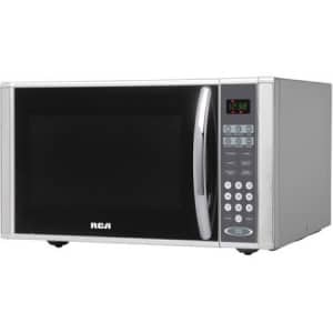 RCA 1.1-cu ft Microwave, Stainless Steel, 10 power levels Speed and weight defrost 9 automatic for $113