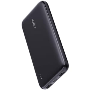 Aukey USB-C 10,000mAh Dual-Output Power Bank for $11 Aukey USB-C 10,000mAh Dual-Output Power Bank for $11