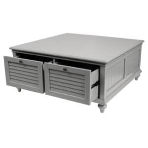 Home Decorators Collection Hamilton 40" Square 4-Drawer Storage Coffee Table for $310 Home Decorators Collection Hamilton 40" Square 4-Drawer Storage Coffee Table for $310