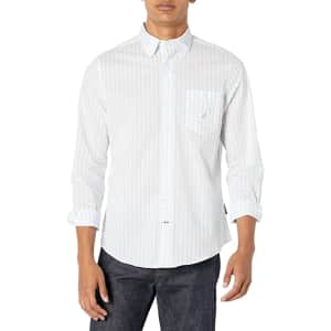 Nautica Men's Slim-Fit Navtech Moisture-Wicking Check Shirt for $15 Nautica Men's Slim-Fit Navtech Moisture-Wicking Check Shirt for $15