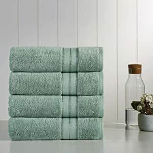 Amrapur Overseas 4-Pack SpunLoft Bath Towel Eucalyptus 30x54 for $46