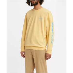Levi's Men's Oversized Crewneck Sweatshirt for $17 Levi's Men's Oversized Crewneck Sweatshirt for $17