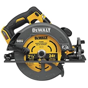 DEWALT FLEXVOLT 60V MAX Circular Saw with Brake, 7-1/4-Inch, Tool Only (DCS578B) (Renewed) for $150