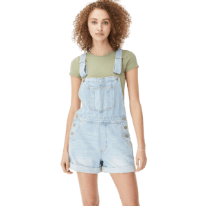 Aeropostale Women's Denim Shortalls for $18 Aeropostale Women's Denim Shortalls for $18