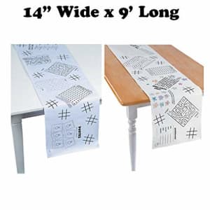 Fun Express KIDS' GAMES PAPER TABLE RUNNER (9FT) - Party Supplies - 1 Piece for $9 Fun Express KIDS' GAMES PAPER TABLE RUNNER (9FT) - Party Supplies - 1 Piece for $9