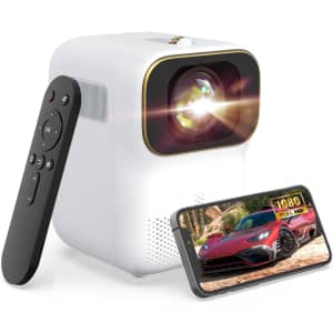 Wewatch 1080p WiFi Portable Mini Projector for $89