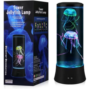 Meloki LED Jellyfish Lava Lamp for $36