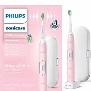 Philips Sonicare HX6876/21 ProtectiveClean 6100 Rechargeable Electric Toothbrush, Pink for $110 Philips Sonicare HX6876/21 ProtectiveClean 6100 Rechargeable Electric Toothbrush, Pink for $110