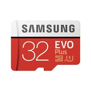 Samsung EVO Plus 32GB 95MB/s Micro SDHC Memory Card with Adapter up to (MB-MC32GA) for $10 Samsung EVO Plus 32GB 95MB/s Micro SDHC Memory Card with Adapter up to (MB-MC32GA) for $10