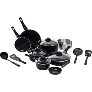 GreenLife 16-Piece Diamond Healthy Ceramic Nonstick Cookware Set for $150
