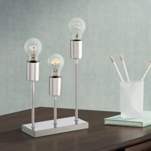 360 Lighting Gabi 11" Metal 3-Light Accent Table Lamp for $28 360 Lighting Gabi 11" Metal 3-Light Accent Table Lamp for $28