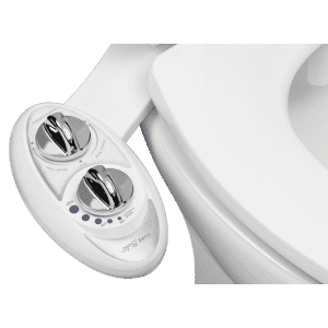 Luxe Bidet W85 Fresh Water Dual-Nozzle Self-Cleaning Non-Electric Bidet Attachment for $27