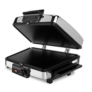 Black + Decker BLACK+DECKER 3-in-1 Waffle Maker with Nonstick Reversible Plates, Stainless Steel, G48TD for $89 Black + Decker BLACK+DECKER 3-in-1 Waffle Maker with Nonstick Reversible Plates, Stainless Steel, G48TD for $89