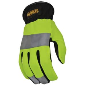 radians inc dpg870xl Dewalt, Extra Large, Hi-Visibility Synthetic Leather Performance Work Glove for $17