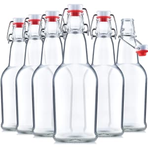 Paksh 16-oz. Flip-Top Glass Bottle 6-Pack for $15 Paksh 16-oz. Flip-Top Glass Bottle 6-Pack for $15