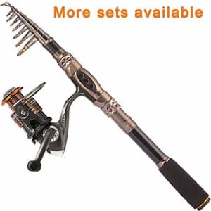 PLUSINNO Fishing Rod and Reel Combos Carbon Fiber Telescopic Fishing Rod with Reel Combo Sea for $51 PLUSINNO Fishing Rod and Reel Combos Carbon Fiber Telescopic Fishing Rod with Reel Combo Sea for $51