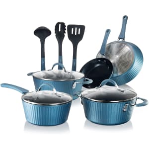 NutriChef 11-Piece Ceramic Cookware Set for $60 NutriChef 11-Piece Ceramic Cookware Set for $60