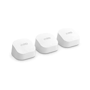 Introducing Amazon eero 6+ dual-band mesh Wi-Fi 6 system, with built-in Zigbee smart home hub and for $369