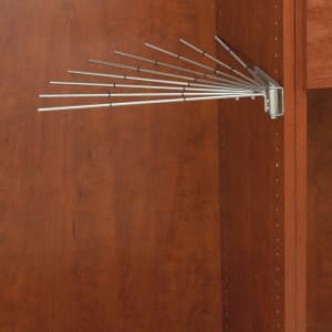 Rev-A-Shelf Wire Fan Pants Rack for $26 Rev-A-Shelf Wire Fan Pants Rack for $26