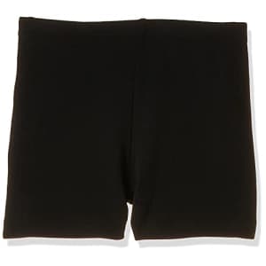 The Children's Place Girls' Big Basic Cartwheel Short, Black, X-Large/14 for $10