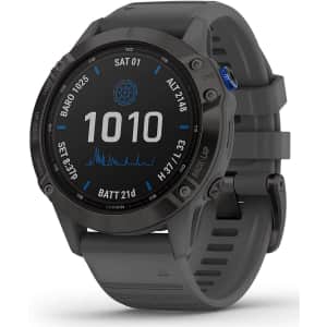 Garmin fenix 6 Pro Solar Multisport GPS Watch for $637