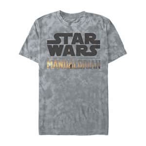 STAR WARS Men's T-Shirt, Grey Rock, Large for $10
