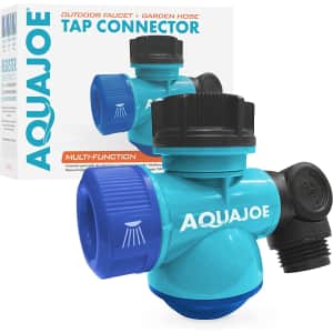 Aqua Joe Outdoor Faucet / Garden Hose Tap Connector for $10
