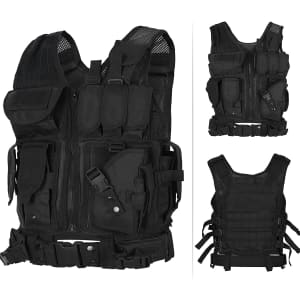Lixada Adjustable Tactical Vest for $26