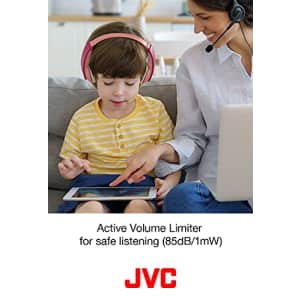 JVC Bluetooth Kids Headphones, 16 Hours Play time, Active Volume Limiter, Comfortable and for $28 JVC Bluetooth Kids Headphones, 16 Hours Play time, Active Volume Limiter, Comfortable and for $28