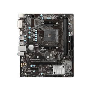 MSI Pro Max AMD A320 AM4 Micro ATX DDR4-SDRAM Motherboard for $73