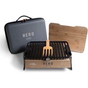 Fire & Flavor Hero Charcoal Grilling System for $83
