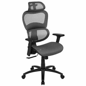 Flash Furniture Ergonomic Mesh Office Chair with 2-to-1 Synchro-Tilt, Adjustable Headrest, Lumbar for $190